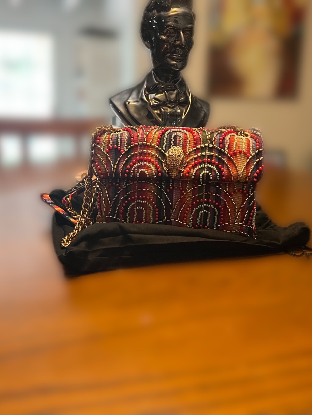 Kurt Geiger Medium Kensington Beaded Crossbody - Picture 10 of 10